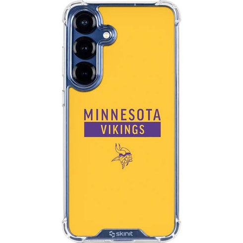 NFL Minnesota Vikings Yellow Performance Series Galaxy S25 Clear Case